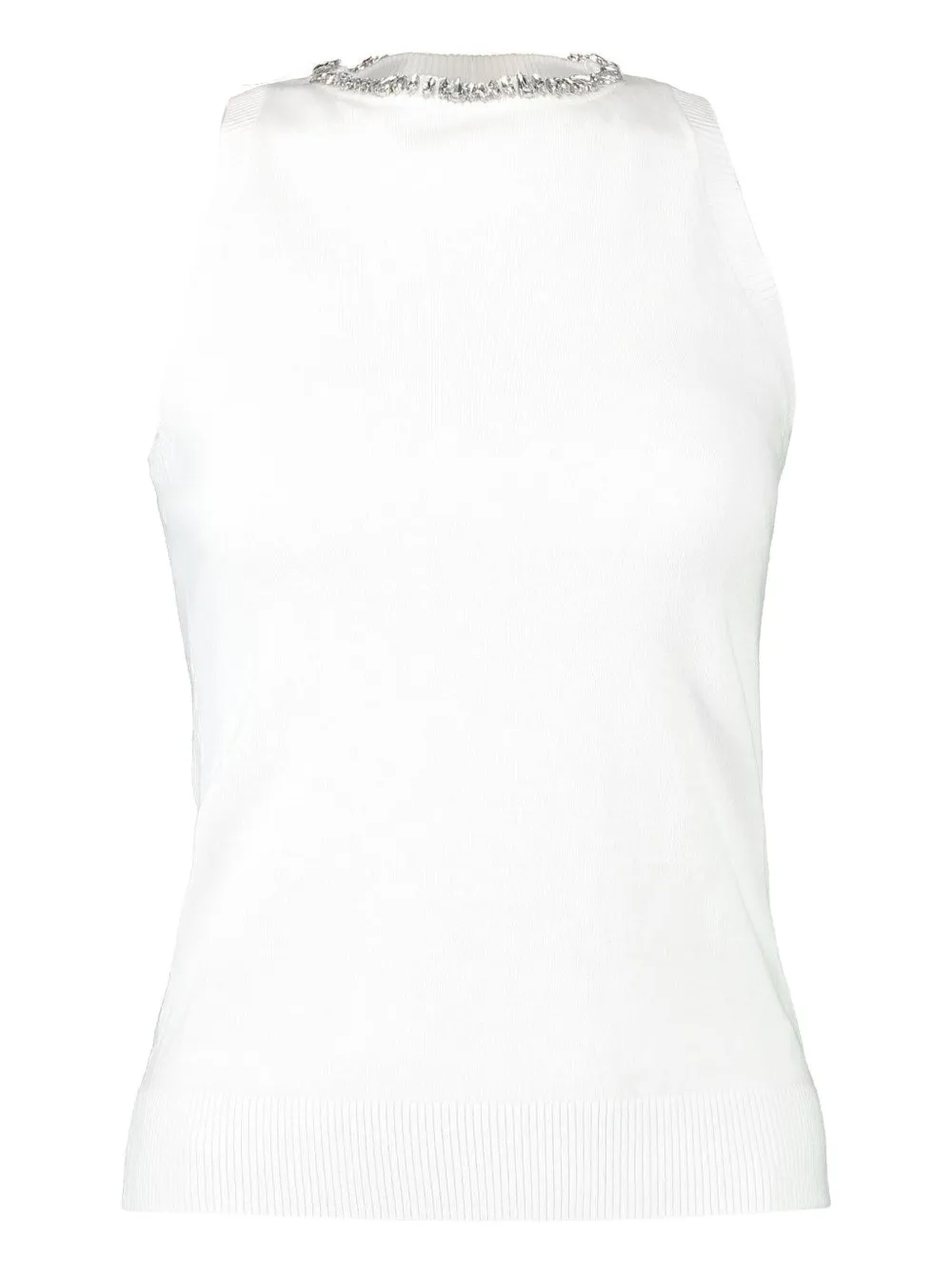 Minnie Rose Jewel-neck Tank Top In Animal Print