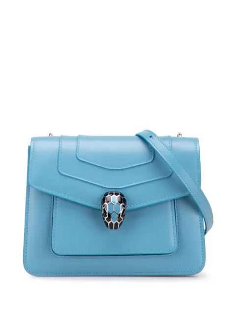 Bvlgari Pre-Owned 2010-2025 レザー セルペンティ フォーエバー ショルダーバッグ