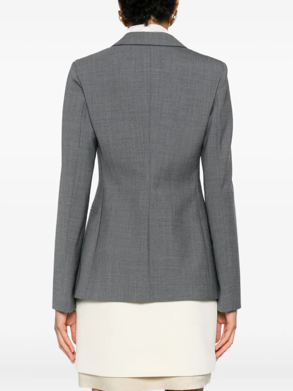 Semicouture Herminia blazer met knoopsluiting Grijs