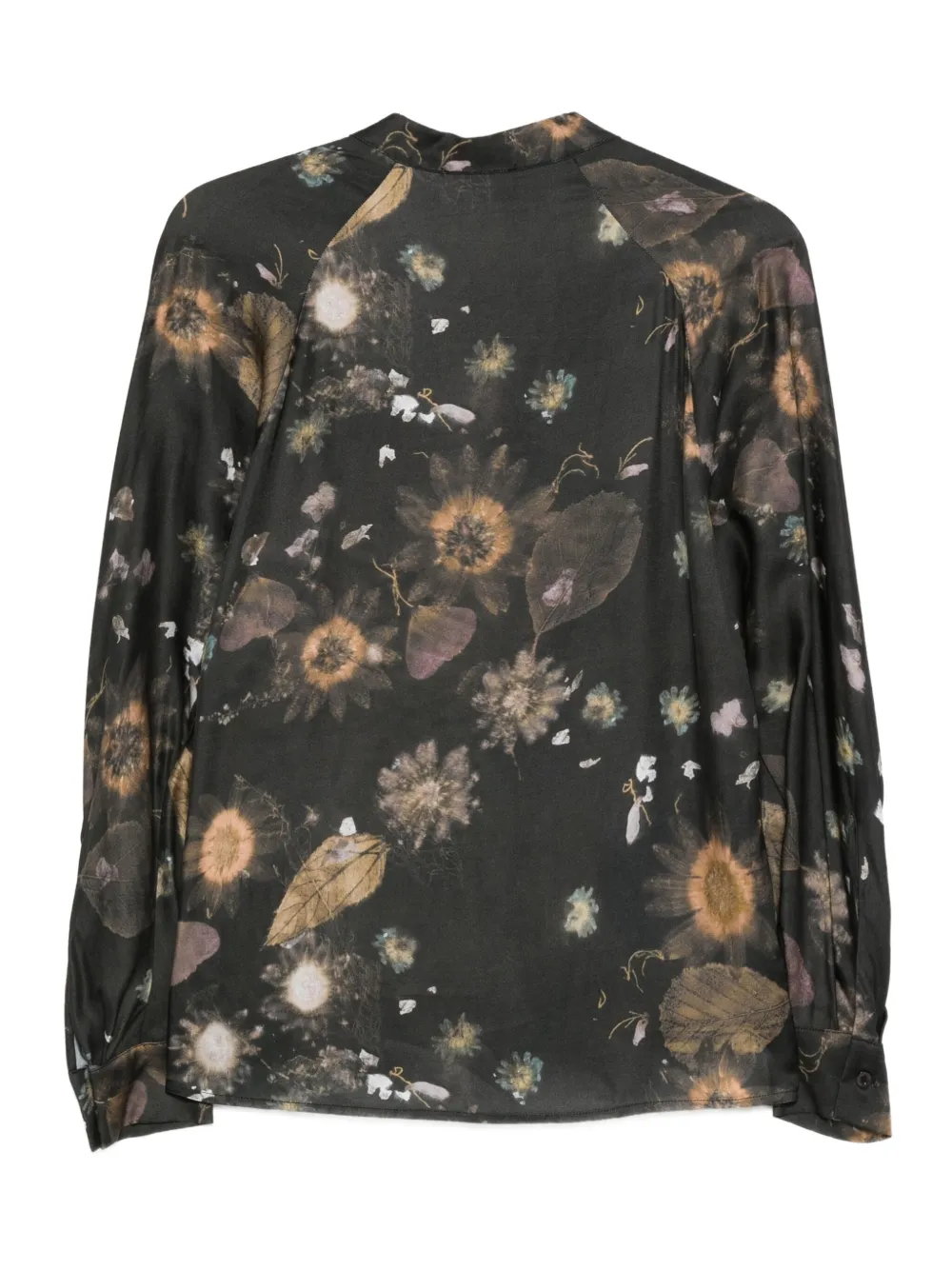 Semicouture floral-pattern top - Grijs