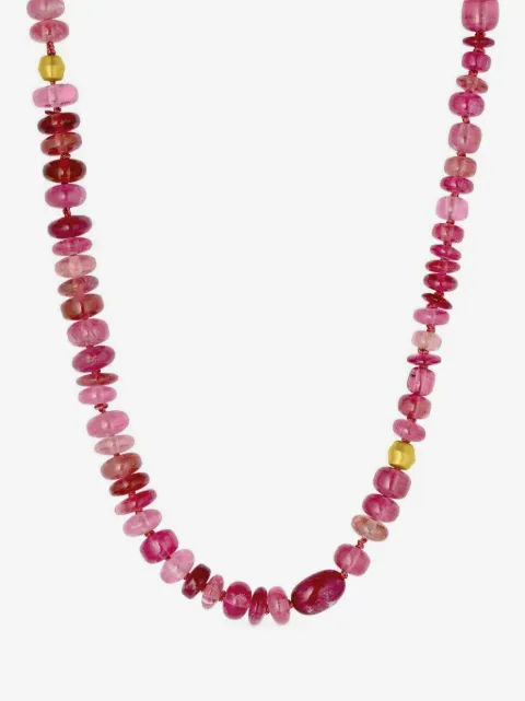 Leigh Maxwell 18K yellow gold tourmaline necklace