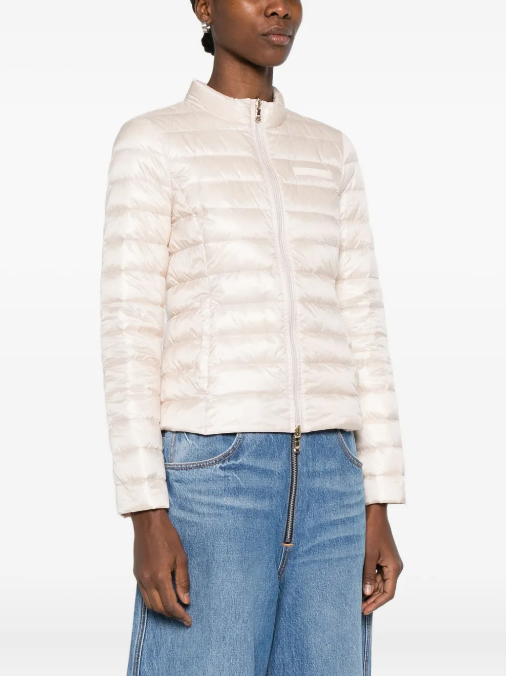 Patrizia Pepe Jack met rits Beige