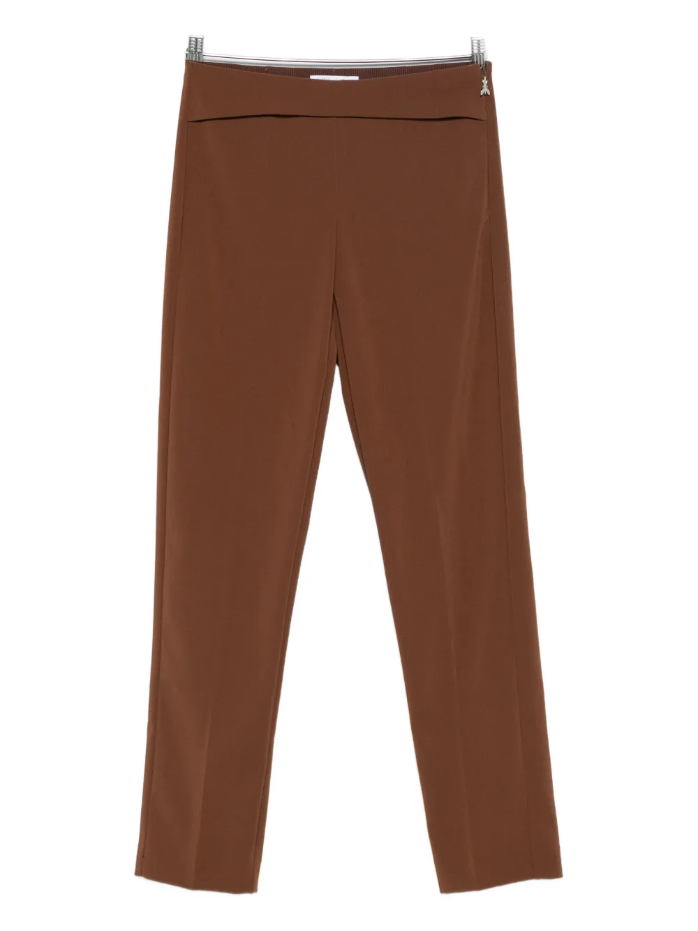Patrizia Pepe Cropped Trousers In Brown