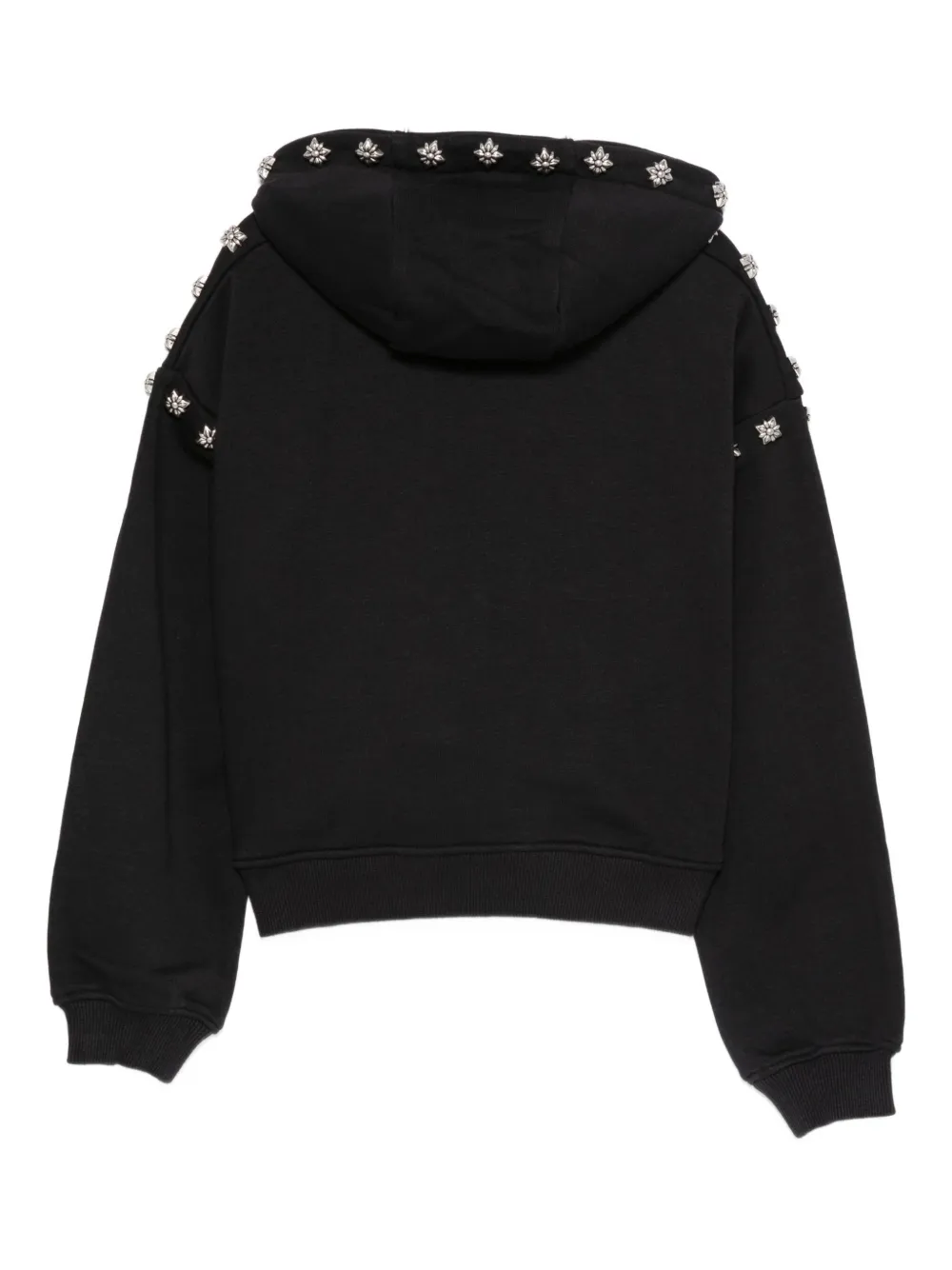 John Richmond Junior Hoodie met studs Zwart