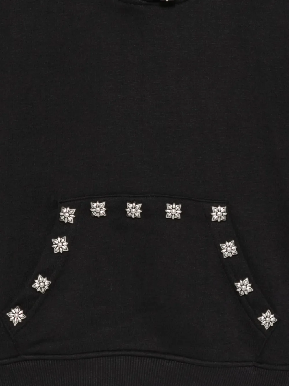 John Richmond Junior Hoodie met studs Zwart