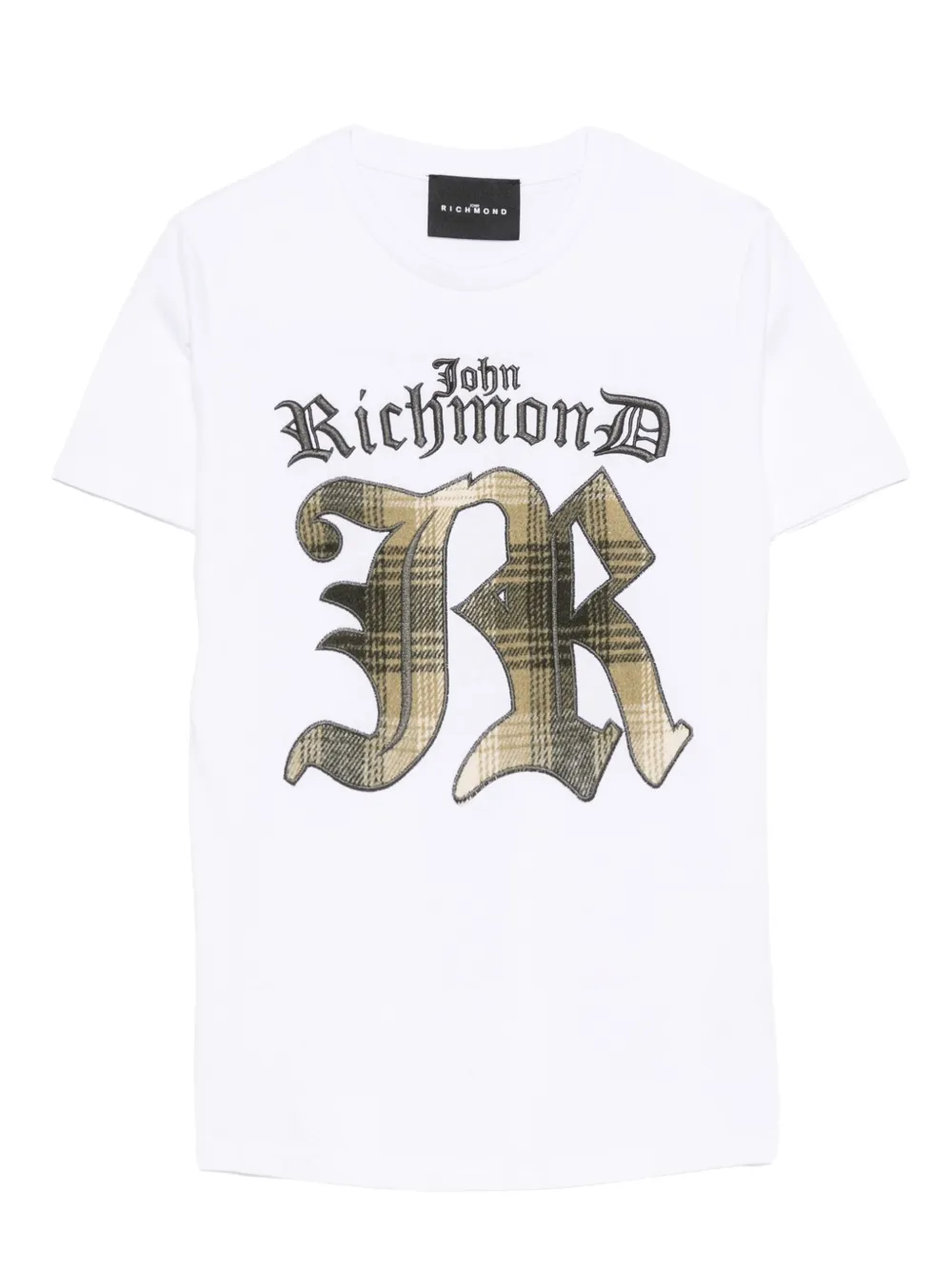 John Richmond Junior logo-print T-shirt - Bianco