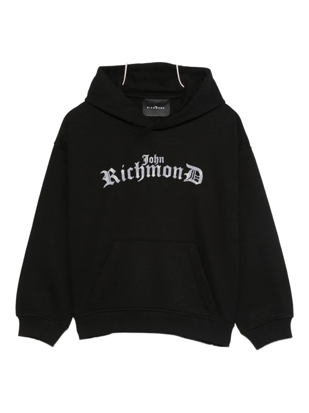 John Richmond Junior logo-print hoodie - Nero