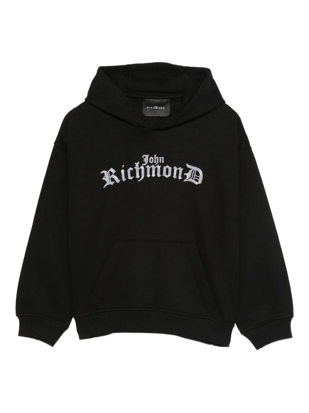 John Richmond Junior logo-print hoodie - Nero