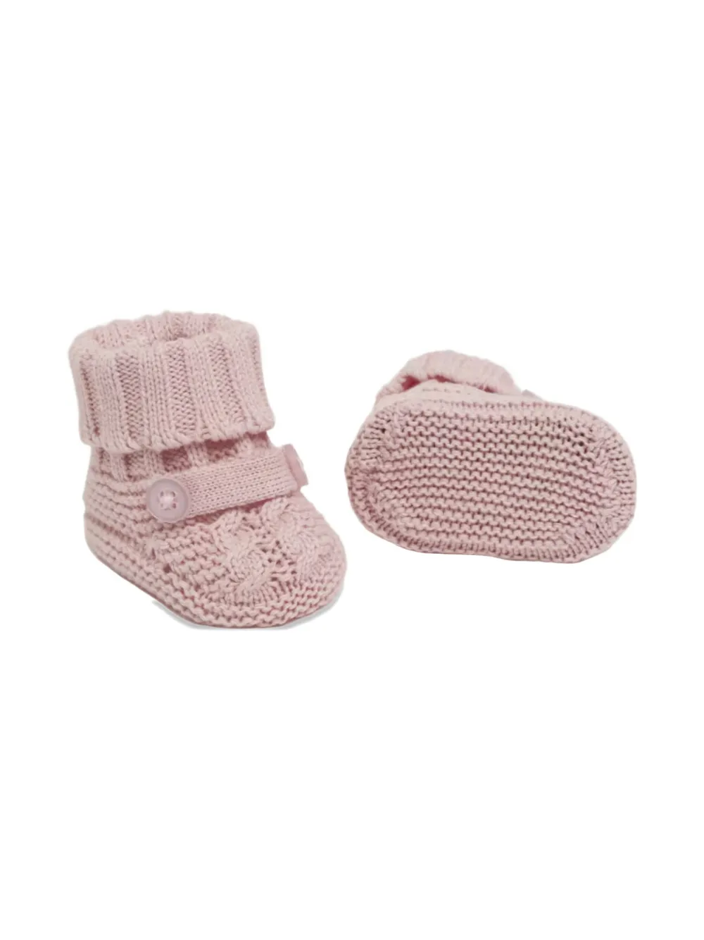 Mayoral Knitted Pre-walkers In Pink