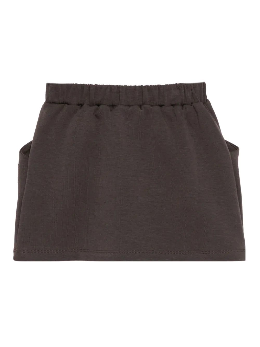 Douuod Kids Rok met logo-reliëf Bruin