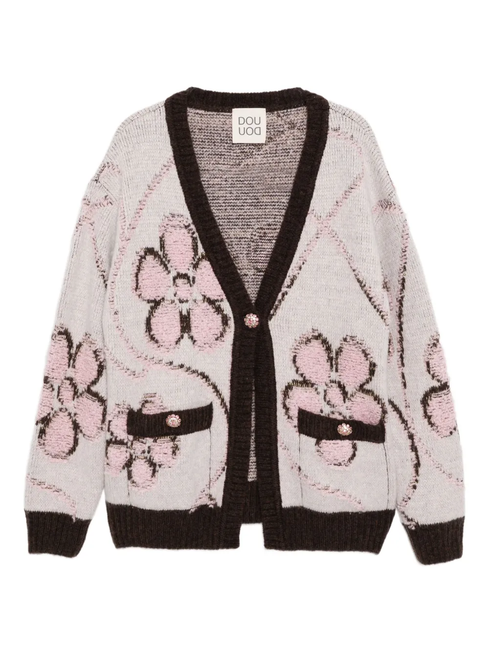 Douuod Kids Alleghe cardigan - Bianco