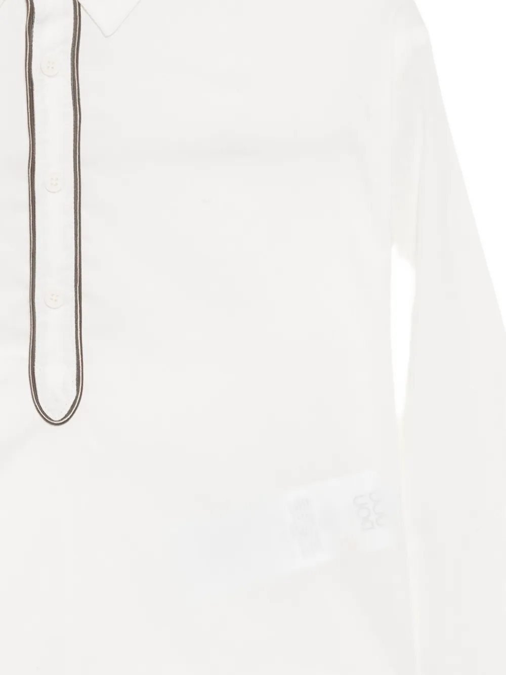 Douuod Logo-print Polo Shirt In Neutral