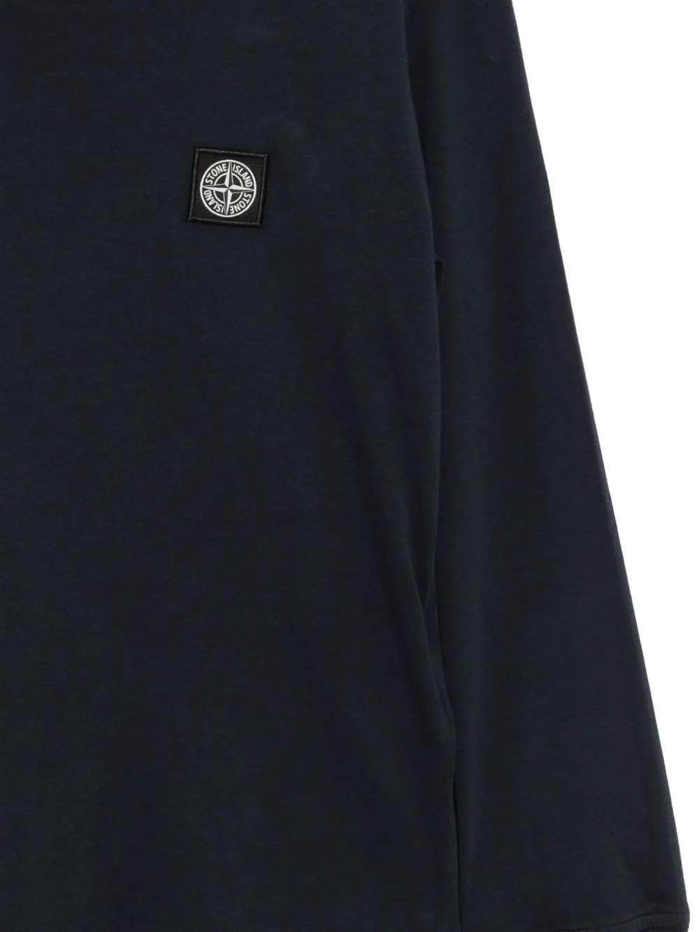 Stone Island Junior T-shirt met logopatch Blauw