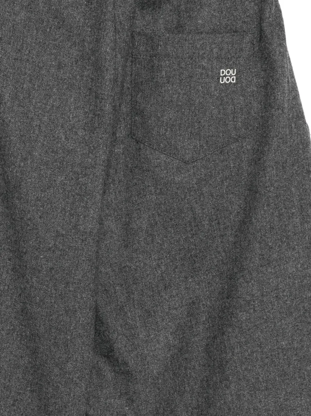 Douuod Kids Broek met logoprint Grijs