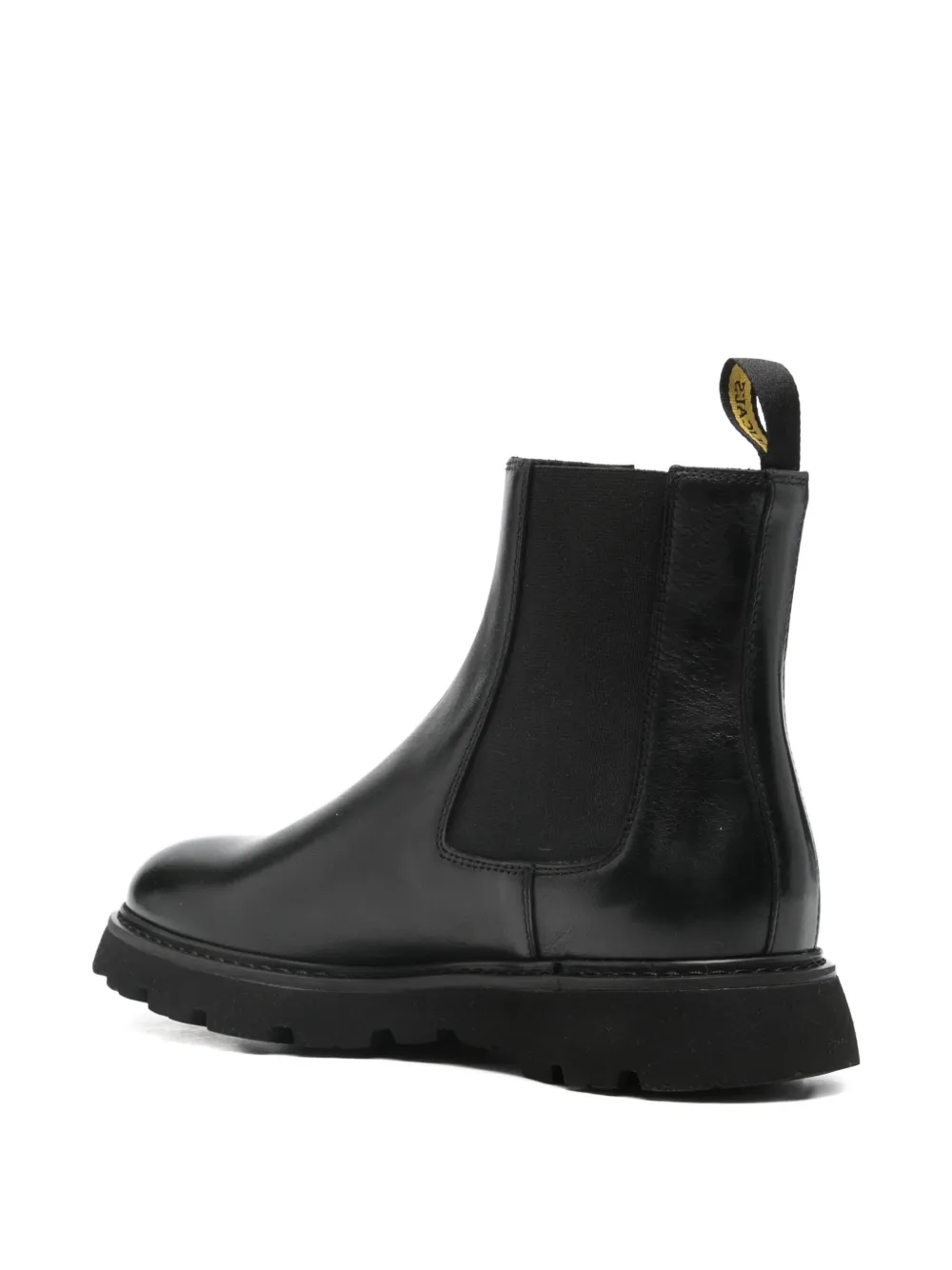 Doucal's 30 mm Chelsea laarzen met chunky zool Zwart