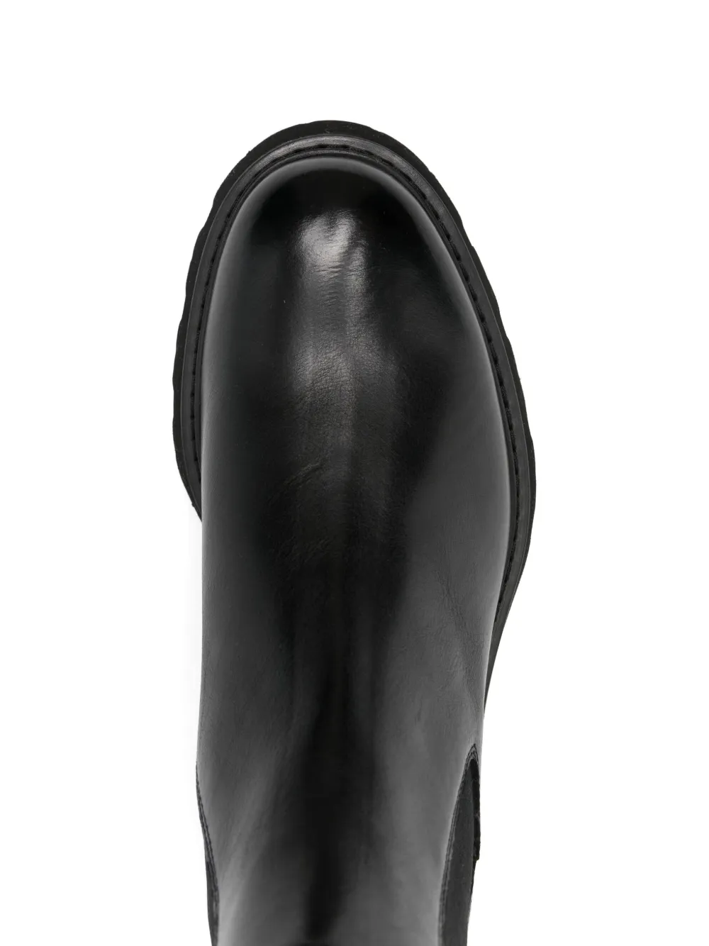 Doucal's 30 mm Chelsea laarzen met chunky zool Zwart