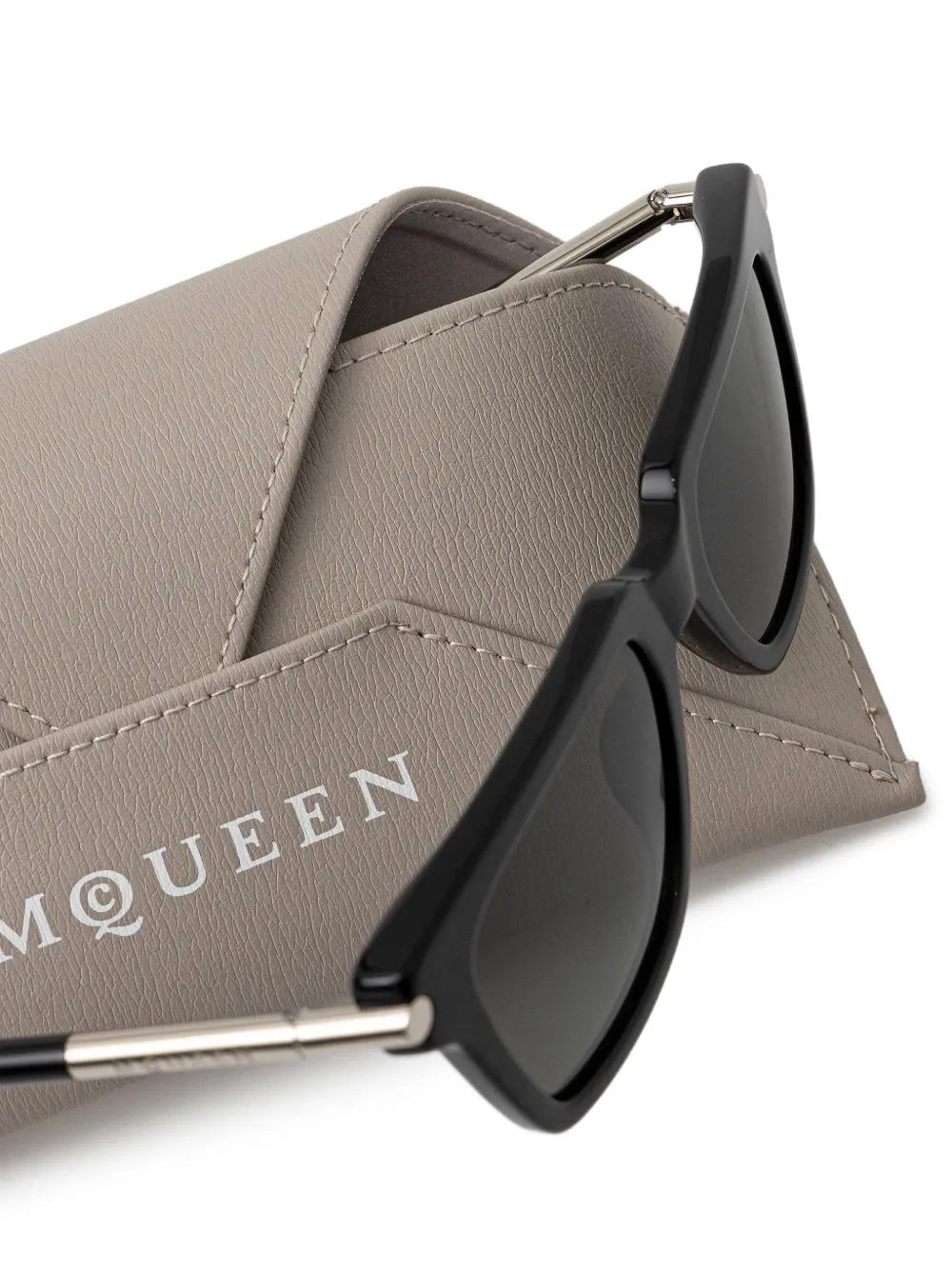  Alexander Mcqueen Eyewear Gafas De Sol Con Montura Cuadrada - Negro 