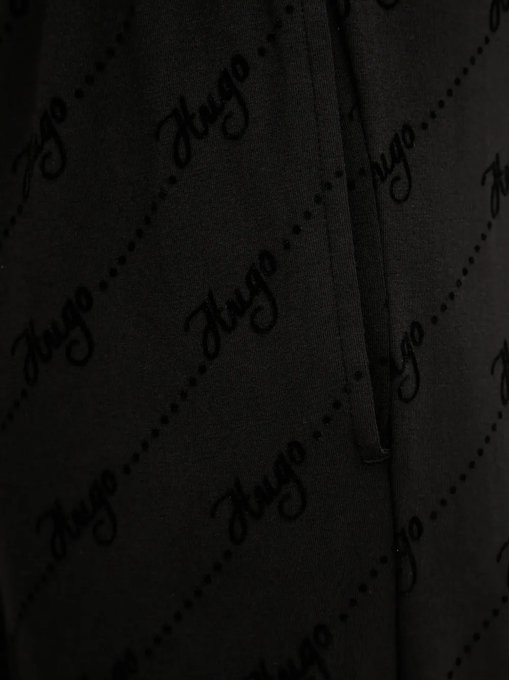 Hugo Boss Logo Track Pants In Black