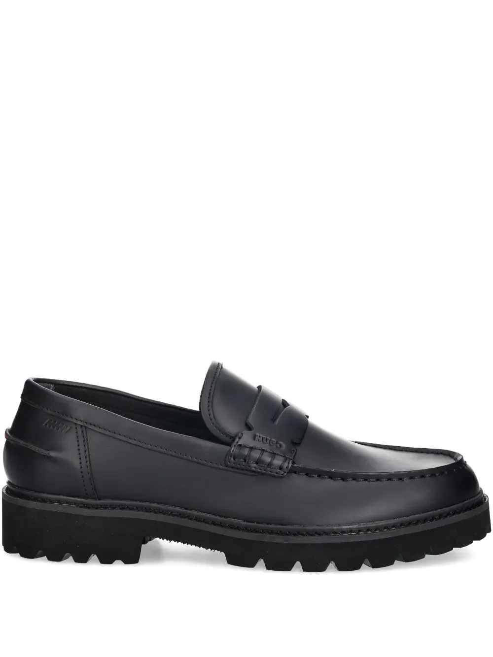 HUGO penny-strap loafers | Black | Image 1