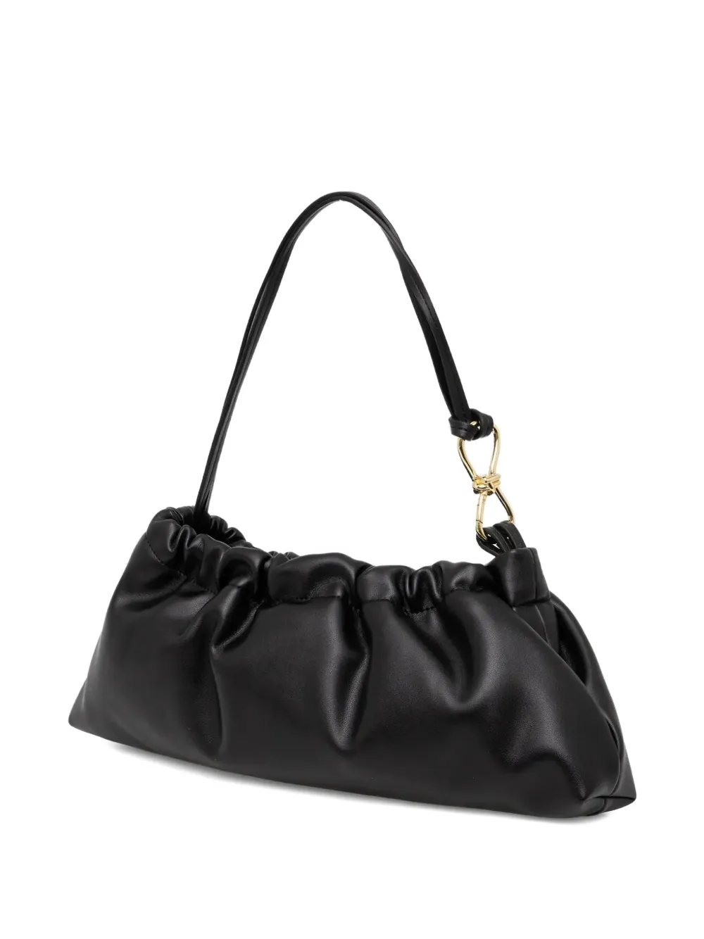HUGO gathered-effect shoulder bag - Zwart