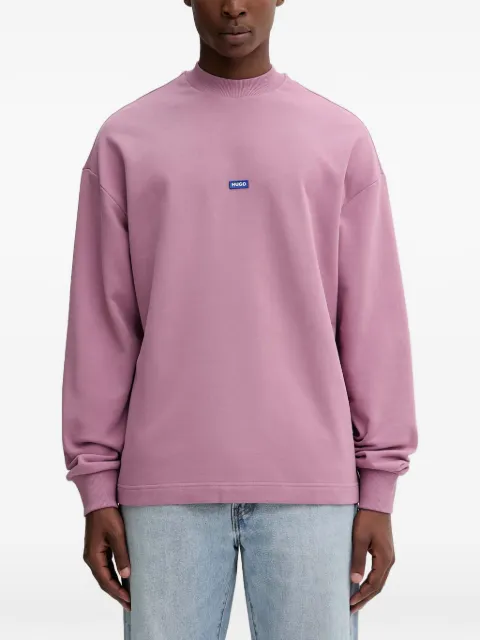 HUGO logo-patch sweatshirt