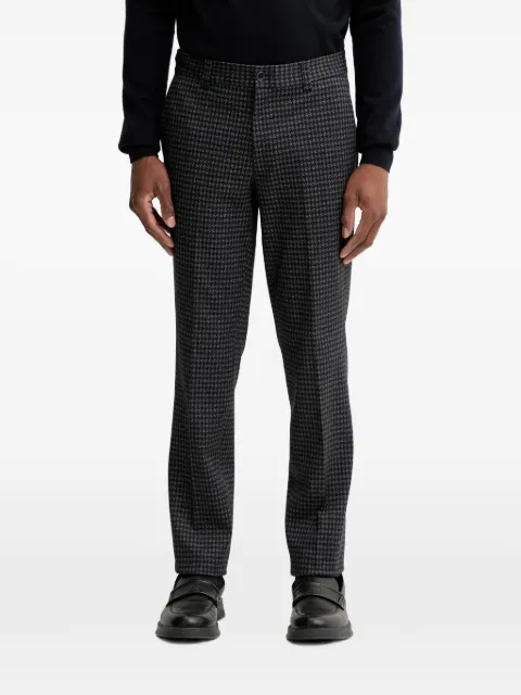 HUGO houndstooth-pattern trousers