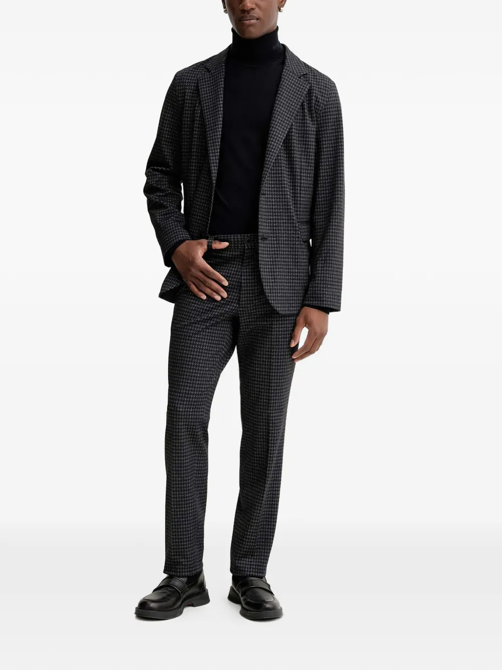 HUGO houndstooth-pattern trousers | Pantalones de vestir | Image 2