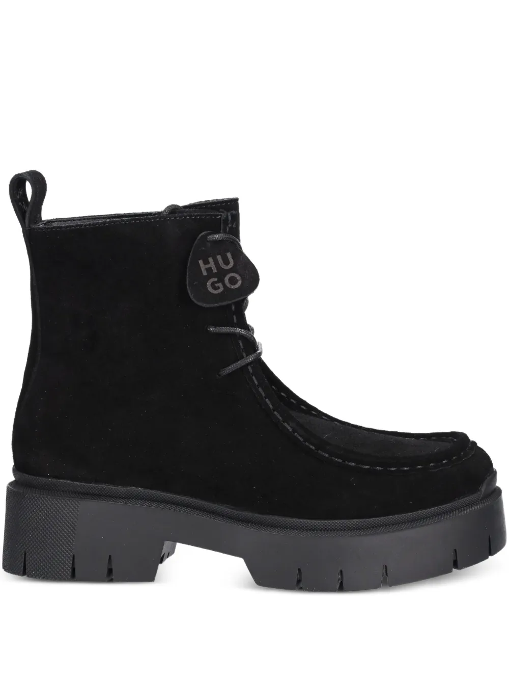 HUGO suede boots | Black | Image 1