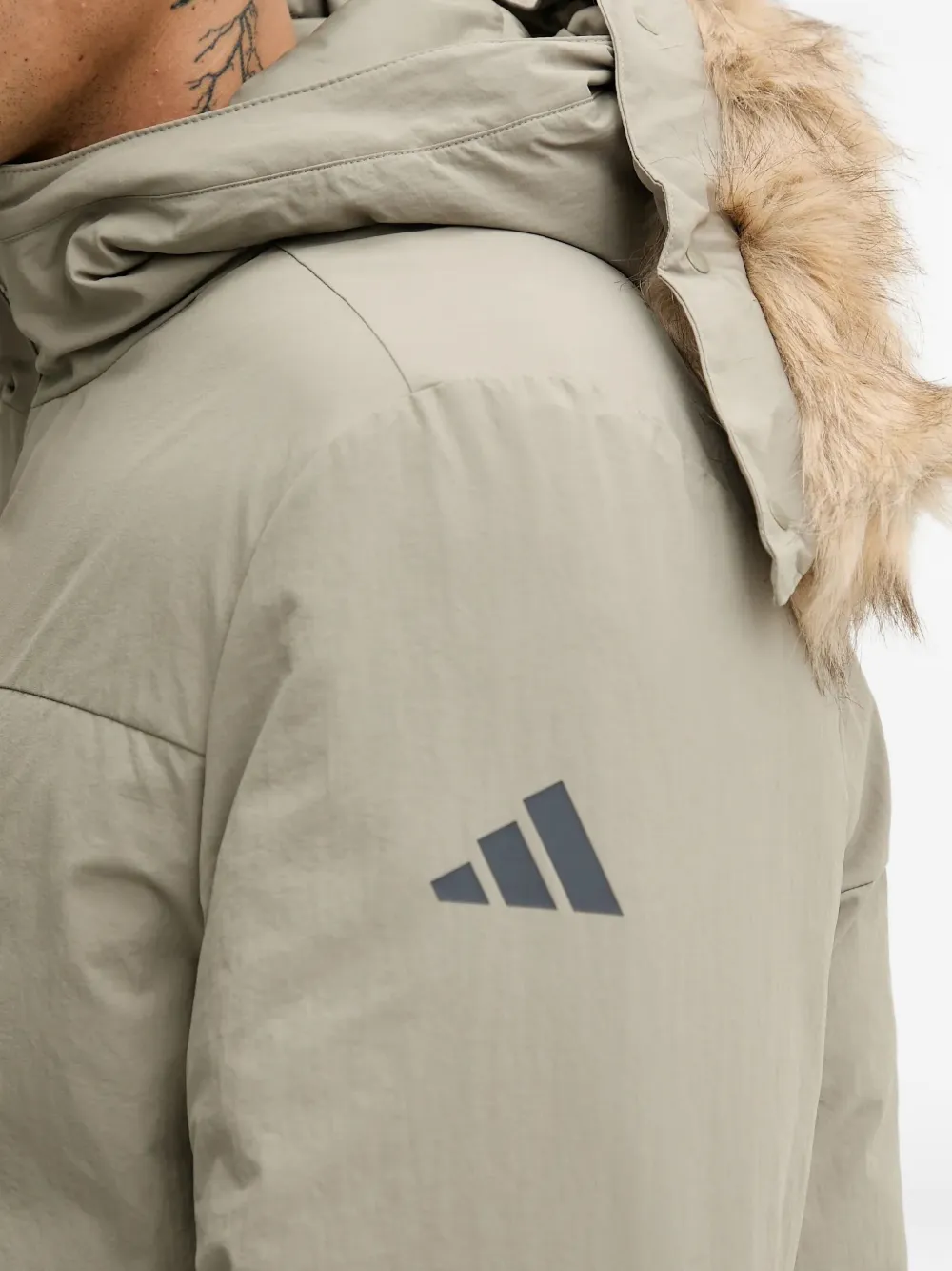 adidas Jack met capuchon Groen