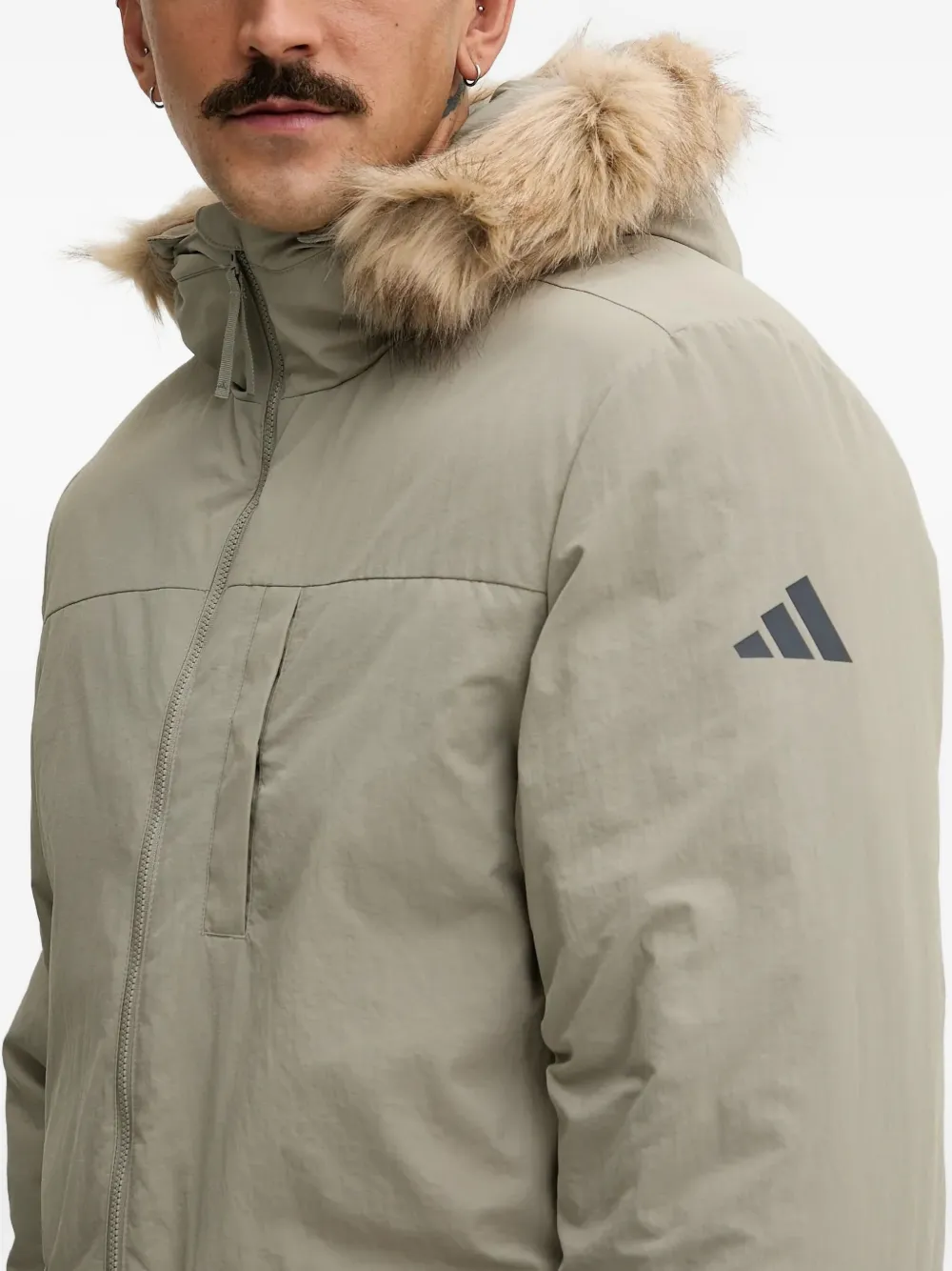 adidas Jack met capuchon Groen