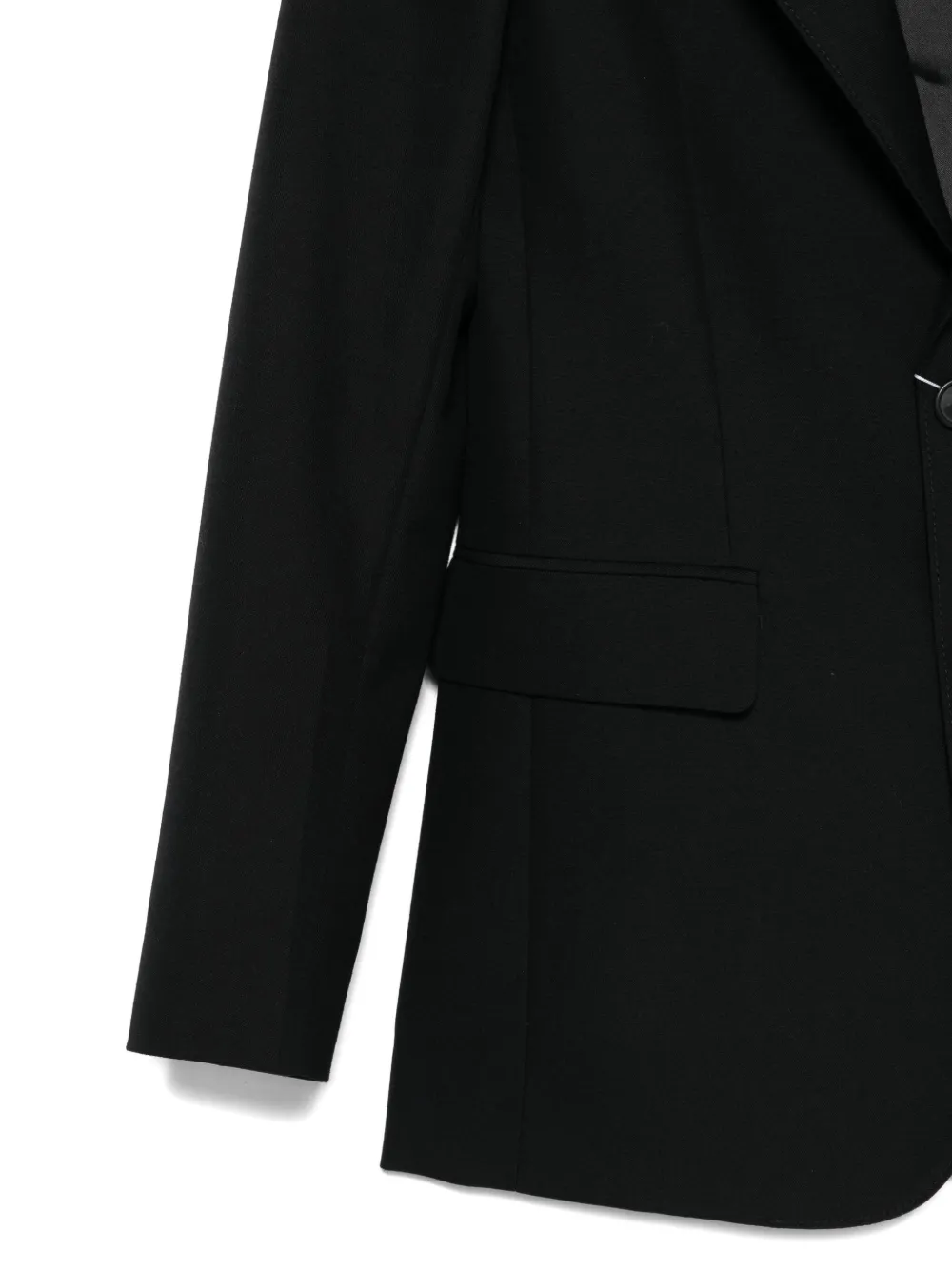 Mm6 Maison Margiela Virgin-wool Blazer In Black