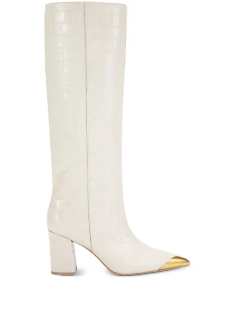 Kurt Geiger London botas altas con efecto de piel de cocodrilo