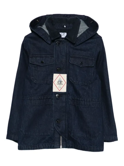 C.P. Company Kids hooded flap-pocket jacket