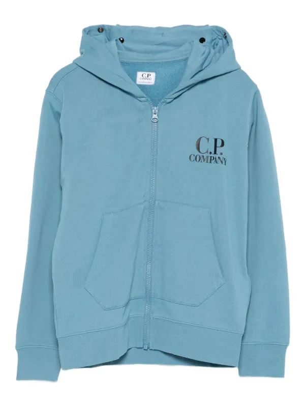 Company Kids zip-up Hoodie Blue FARFETCH PH