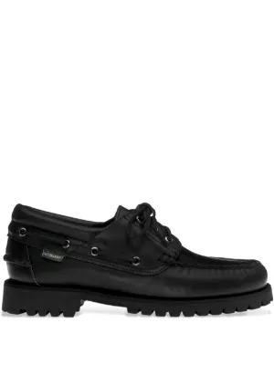 Sebago Wallabee レザーローファー | ブラック | FARFETCH JP