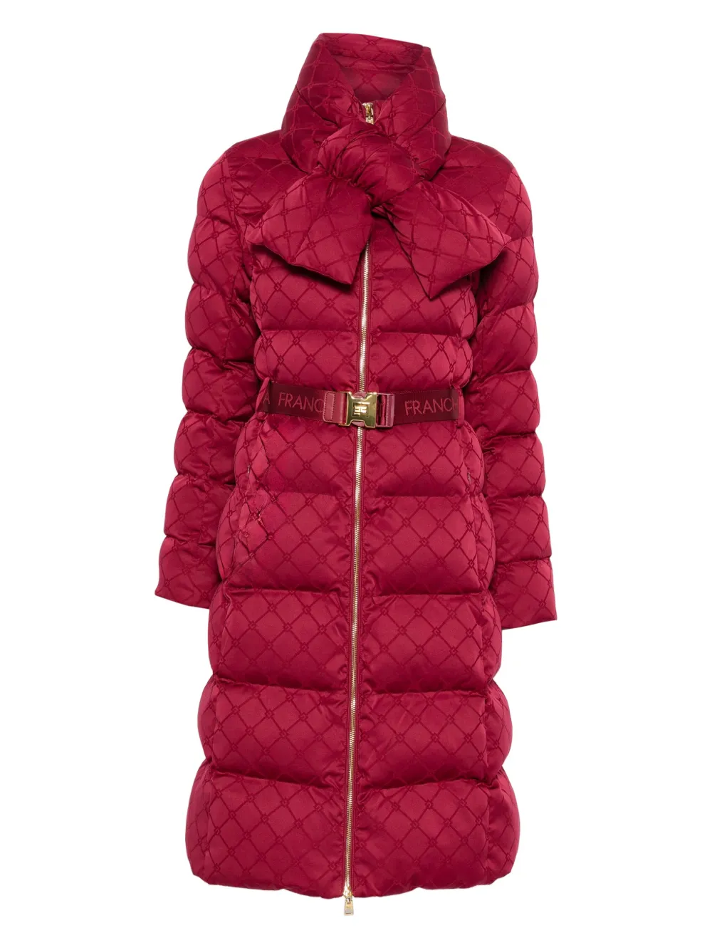 Elisabetta Franchi parka capitonada con capucha | rojo | Image 1