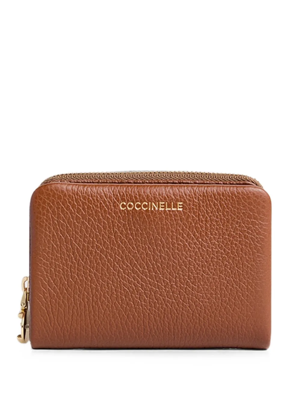 Coccinelle Portafoglio C-Me medio con zip - Marrone