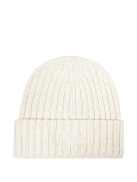 MC2 Saint Barth ribbed embroidery beanie