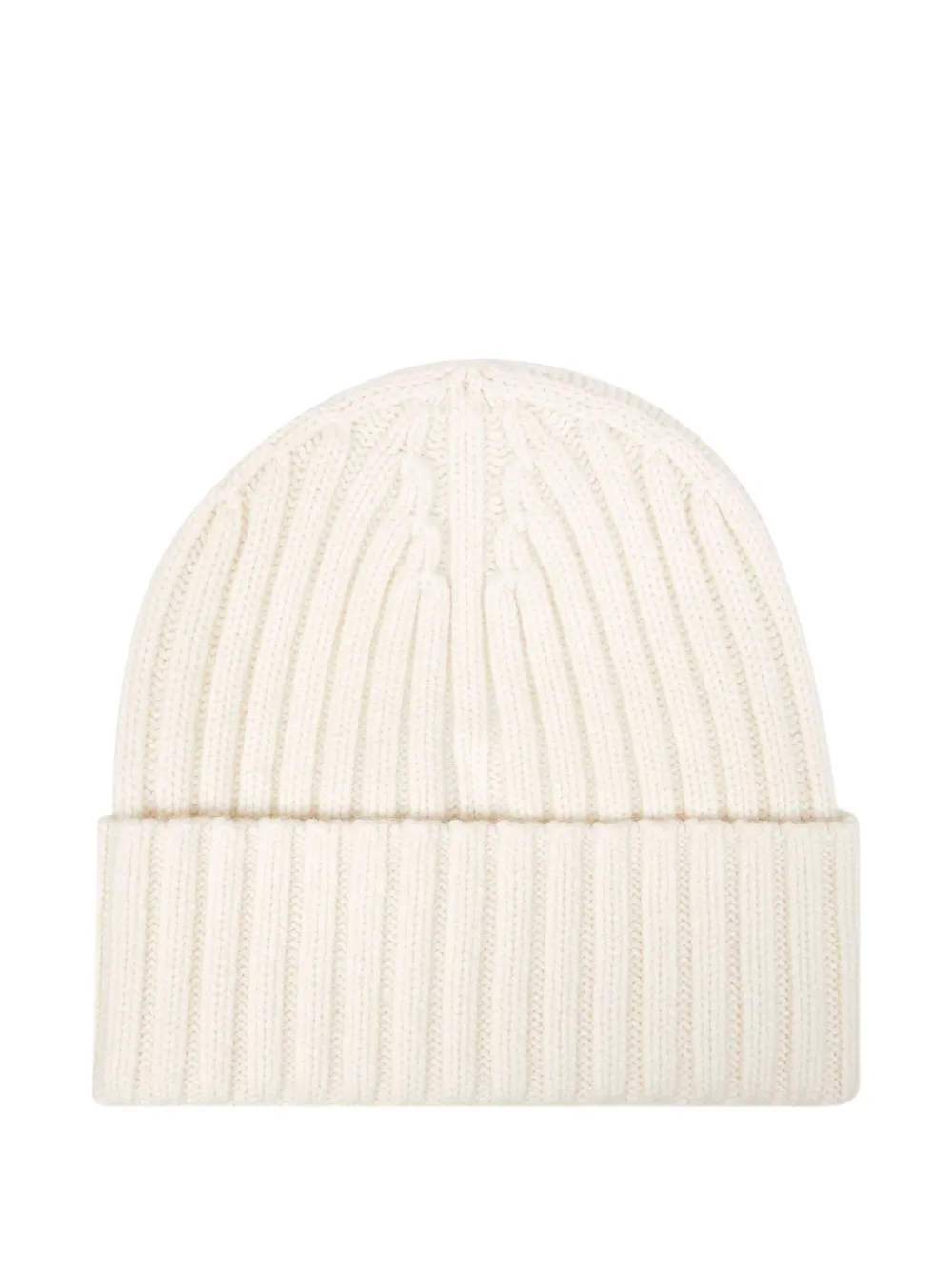 MC2 Saint Barth ribbed embroidery beanie - Wit