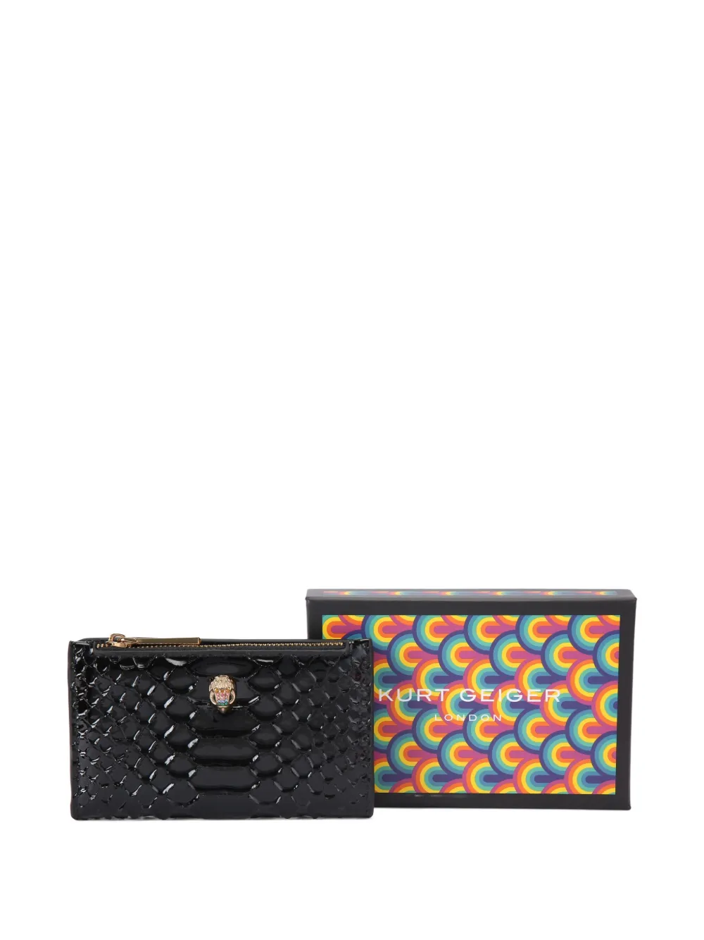 Kurt Geiger Kensington Bi-fold Wallet In Brown