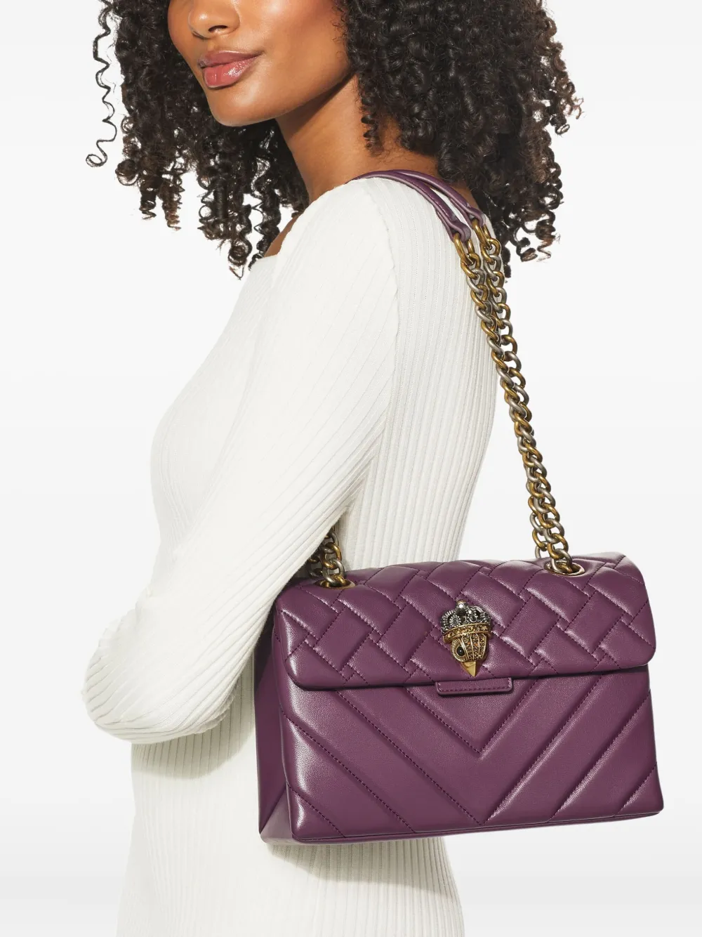 Kurt Geiger London Kensington shoulder bag - Paars