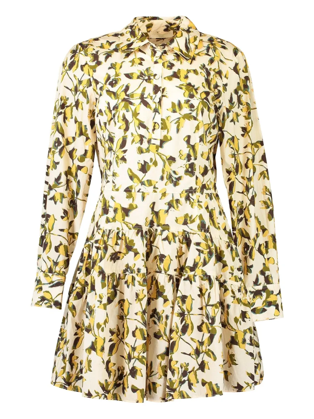 Ulla Johnson Nanette Floral-print Mini Dress In Neutral