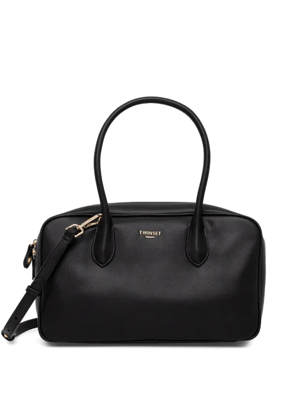 TWINSET logo-lettering Cross Body Bag Black FARFETCH PH