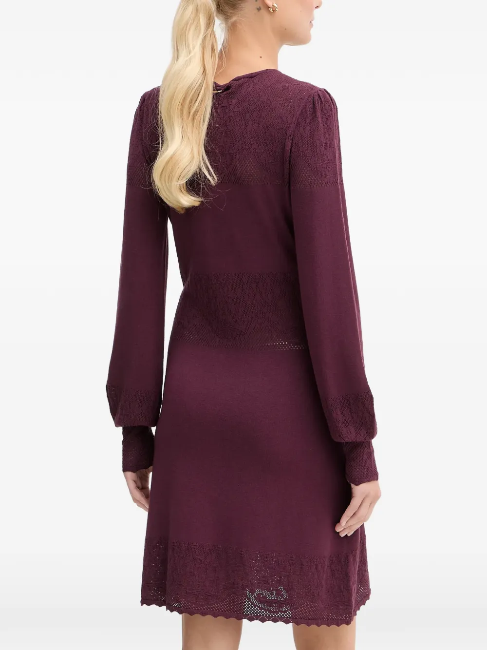 TWINSET Mini-jurk met lange mouwen Rood