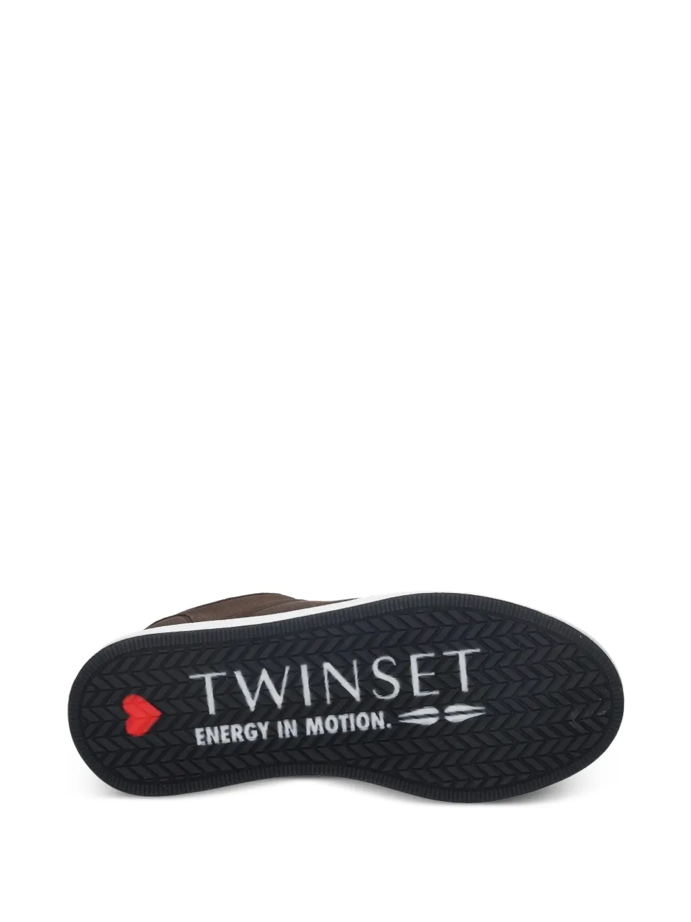 TWINSET Sneakers met logoprint Bruin