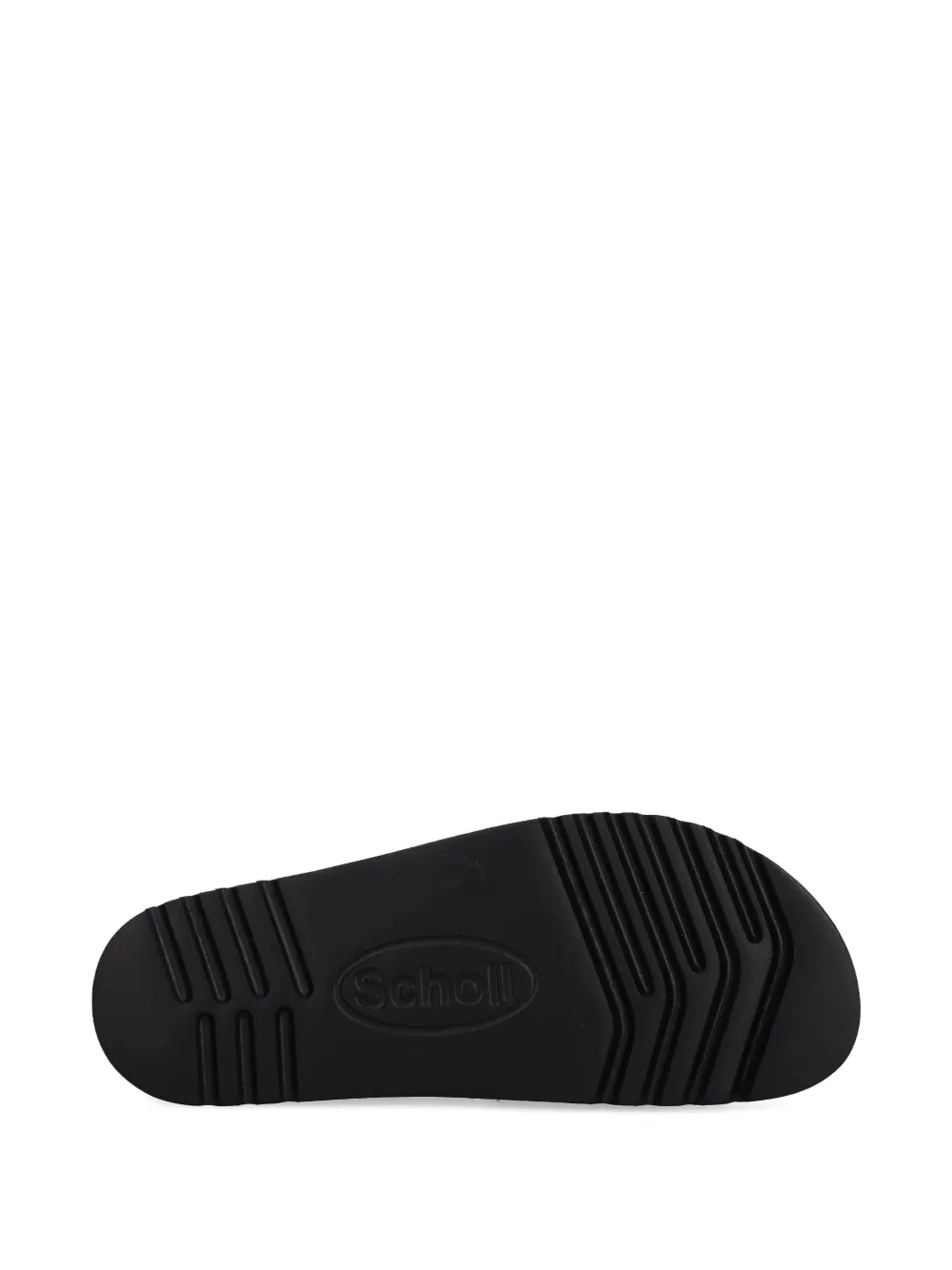 Scholl Slippers met gesp met studs Zwart