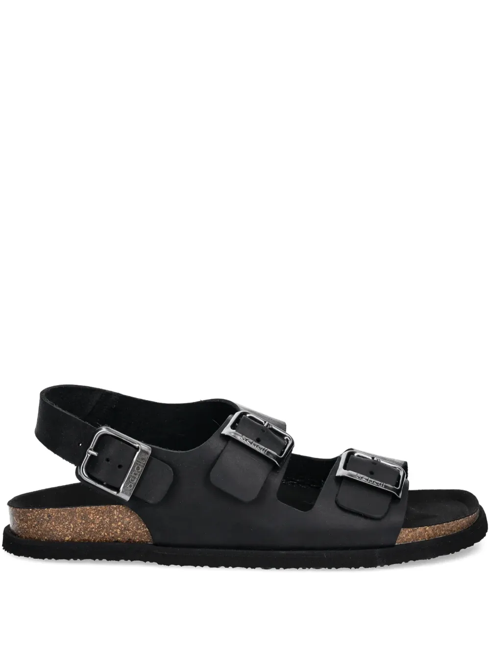 Scholl GASTON leather sandals - Nero