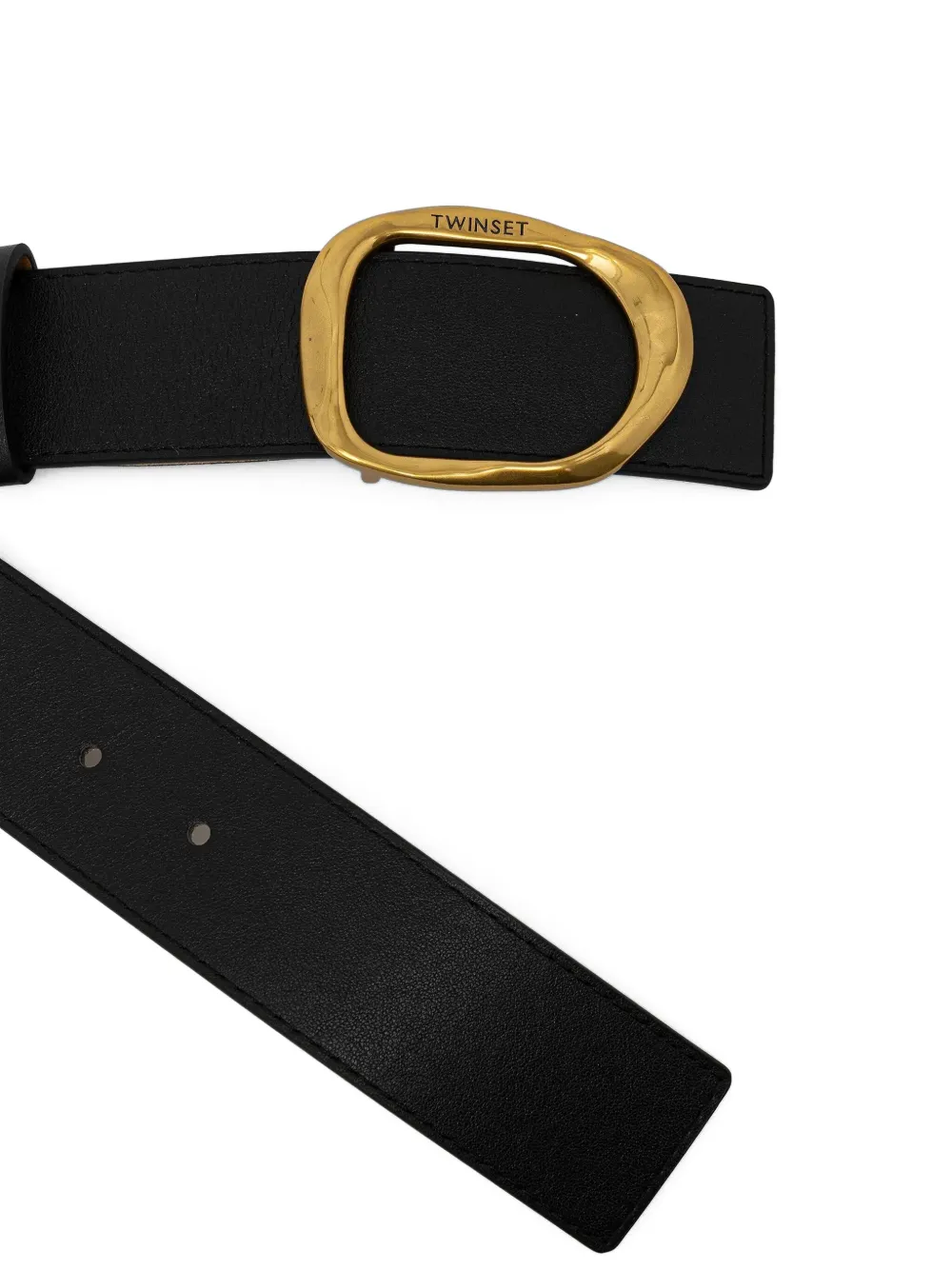 TWINSET Leren riem - Zwart