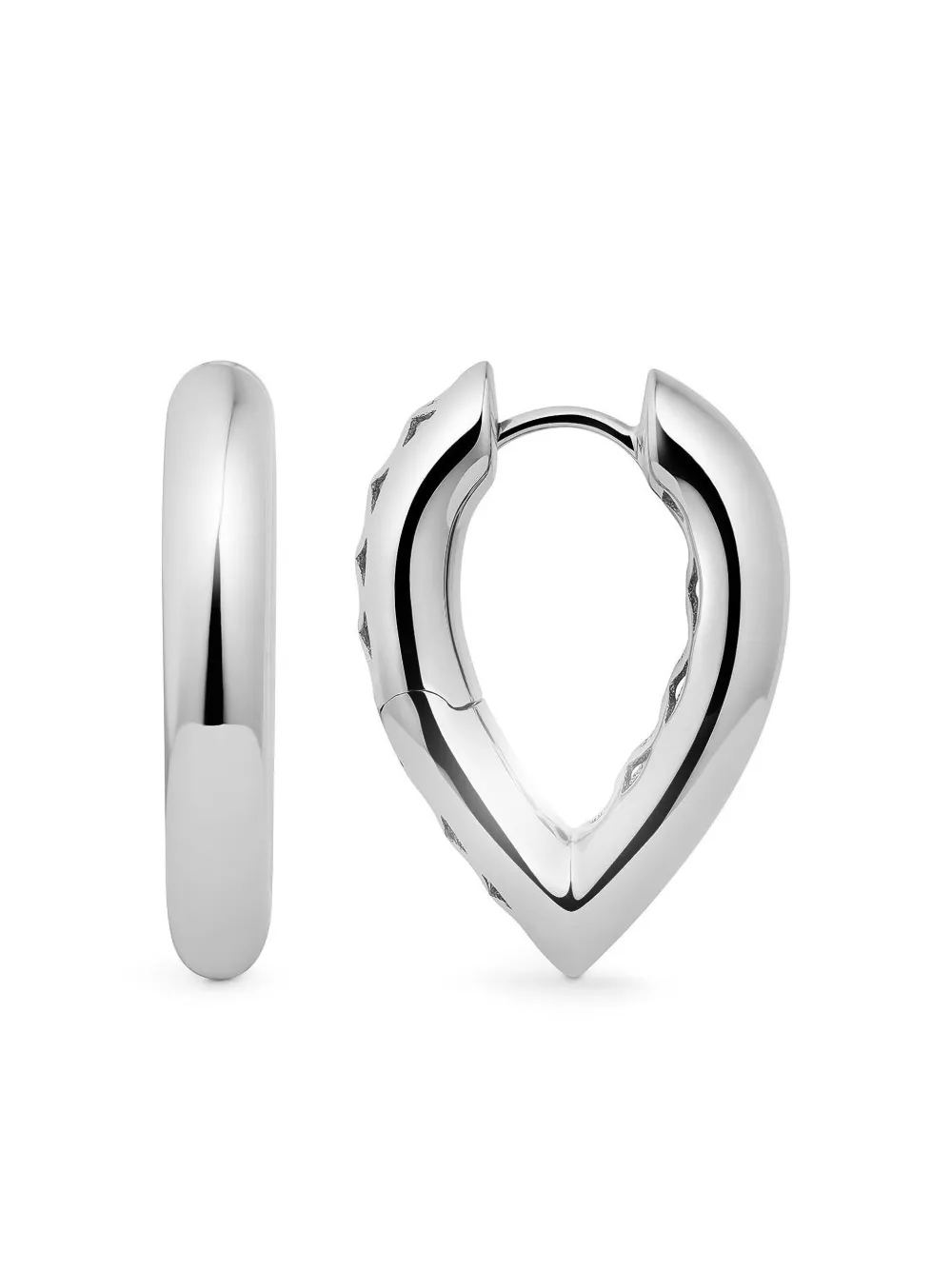 Engelbert Orecchini in oro bianco 18 carati - Argento