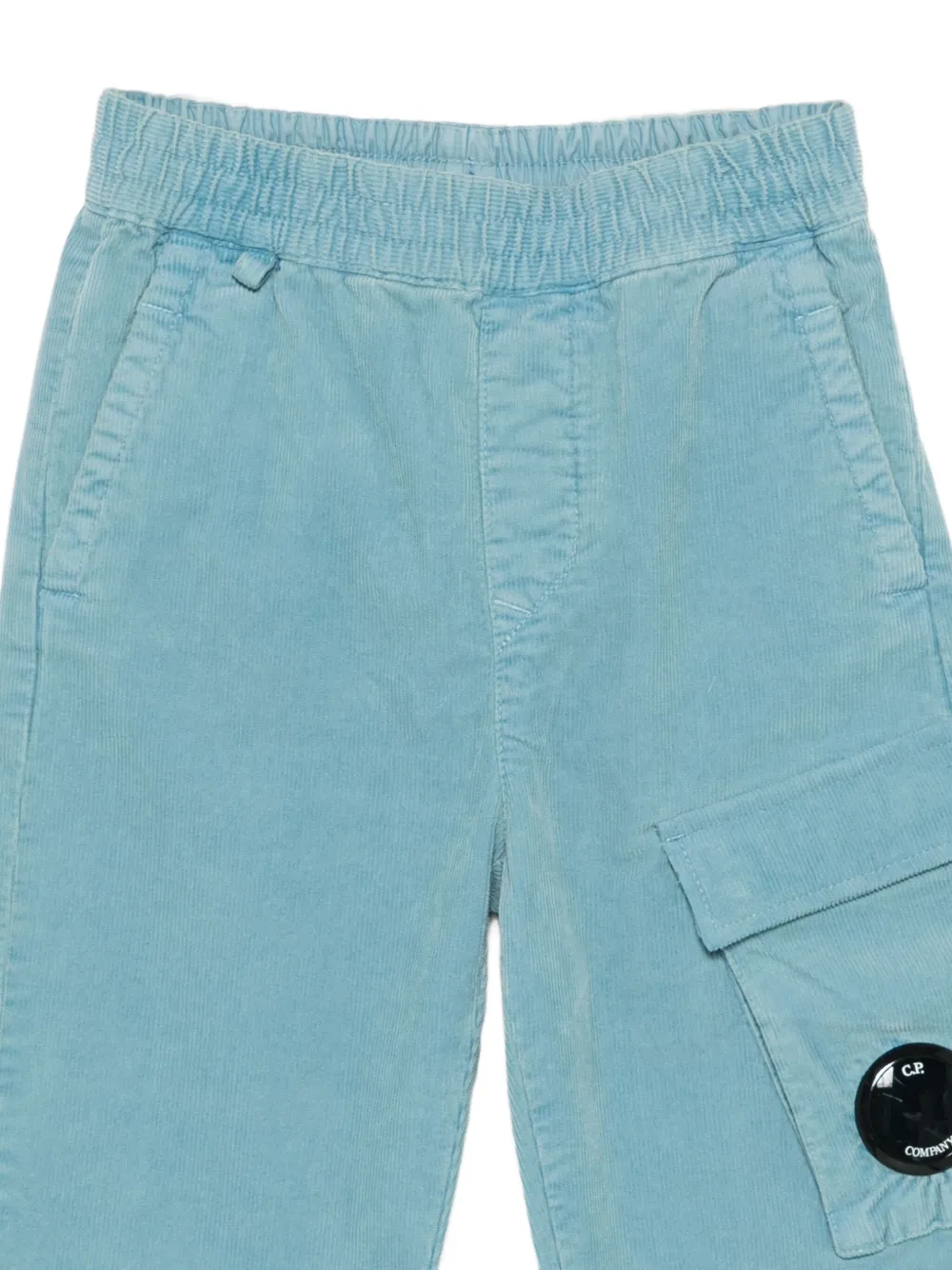C.P. Company Kids Broek met opgestikte zak Blauw